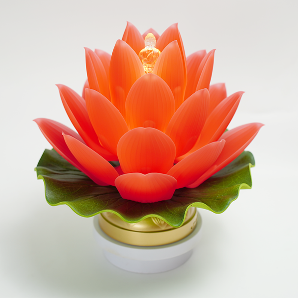 花开见佛莲花灯(大)红