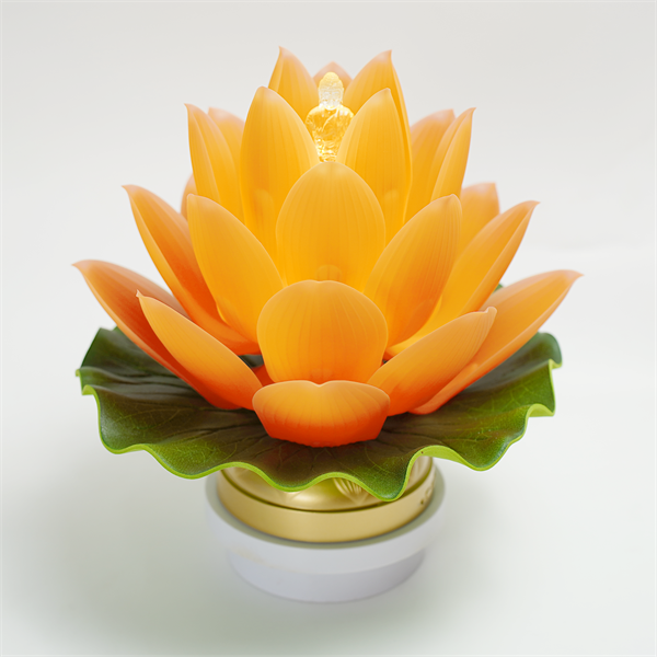 花开见佛莲花灯(大)橙