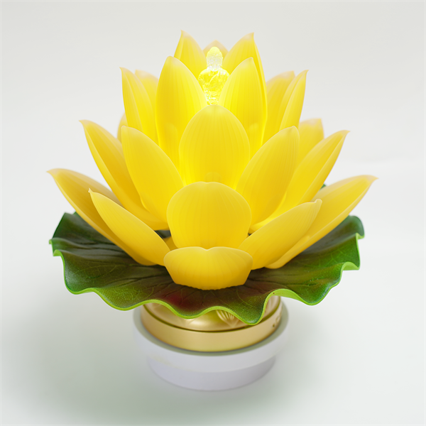 花开见佛莲花灯(大)黄
